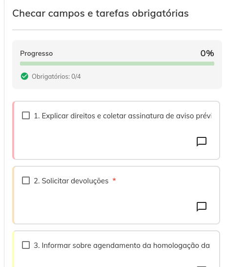 Checklist